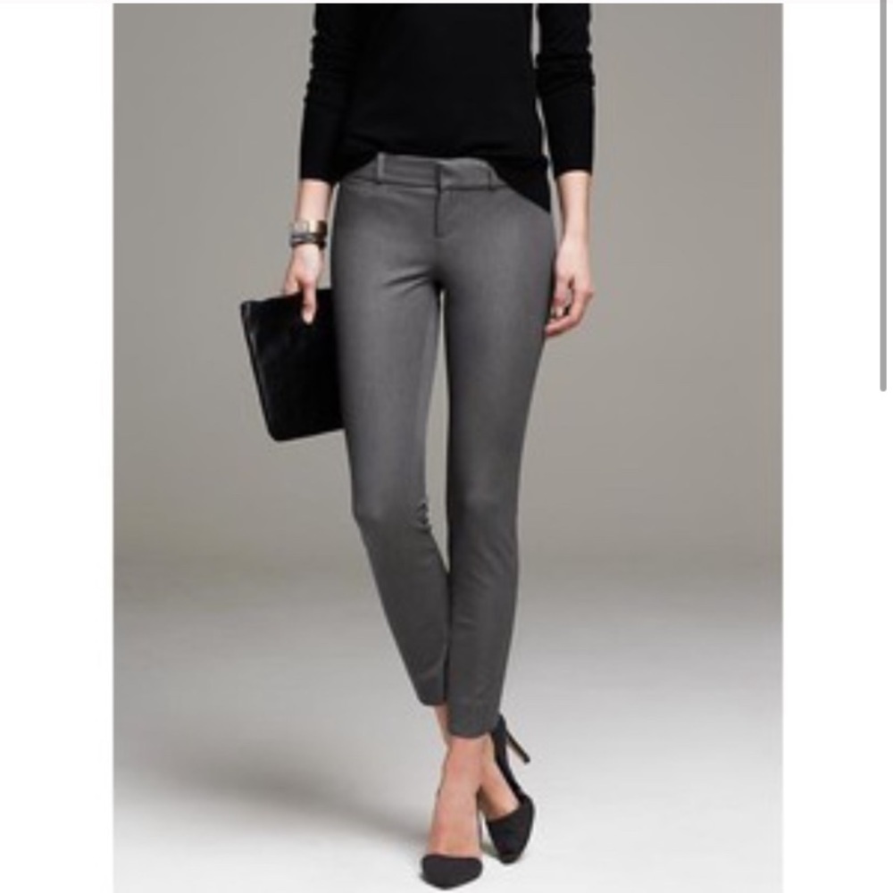 Slim Straight Pants